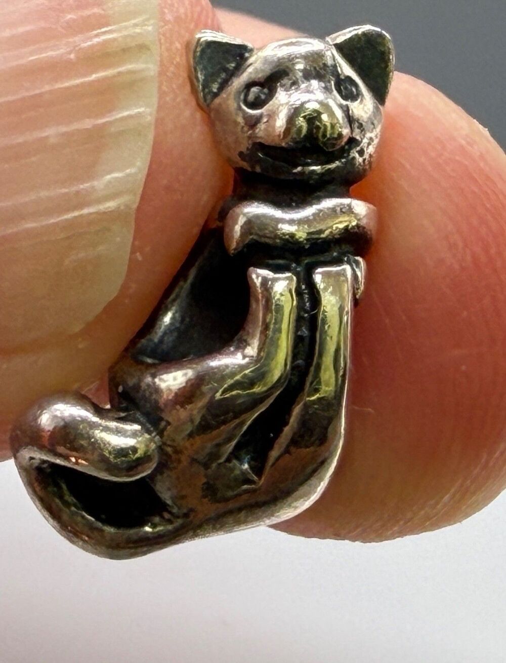Trollbeads Big Cat 925 Sterling Silver Charm Bead LAA